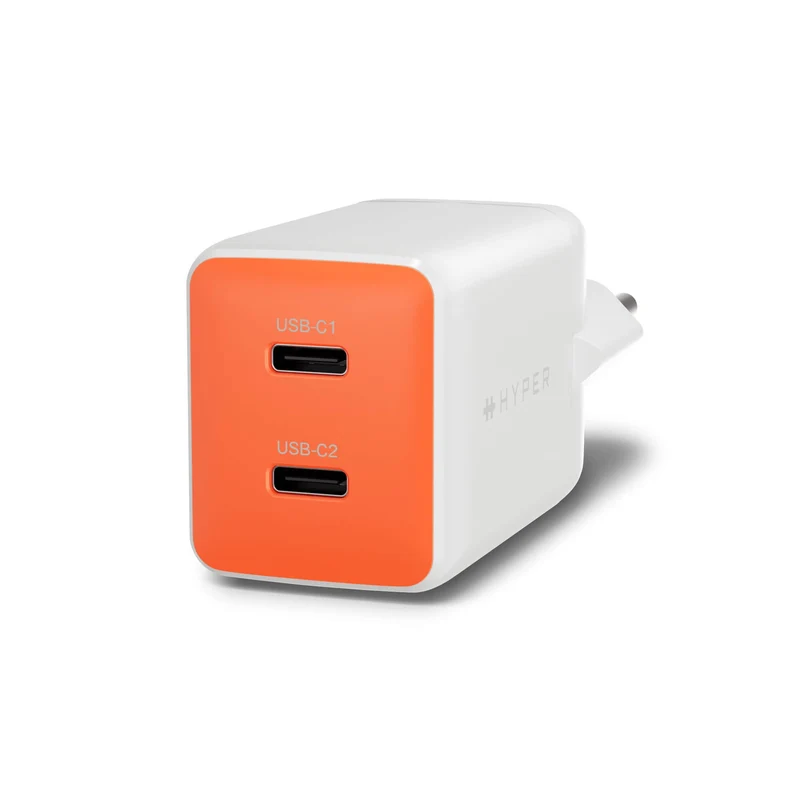 Chargeur mural HyperJuice Flex 45 W GaN - Orange (UE)