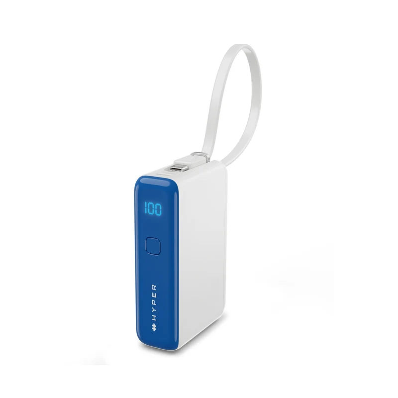Batterie externe HyperJuice Flex 10K 30 W - Bleu