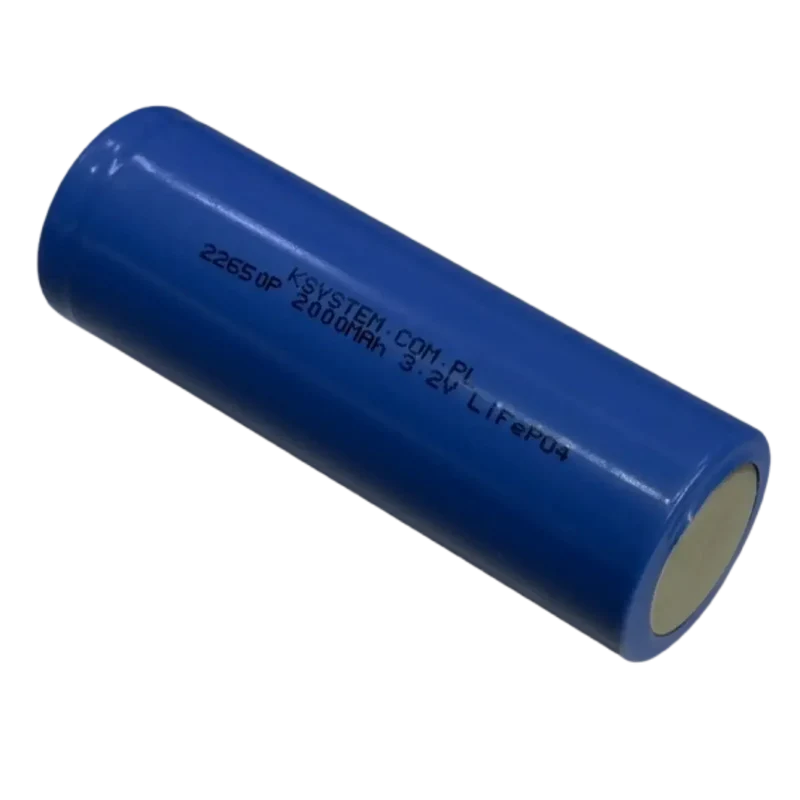 Accu LiFePO4 22650 3.2V 2000mAh rechargeable haute durée
