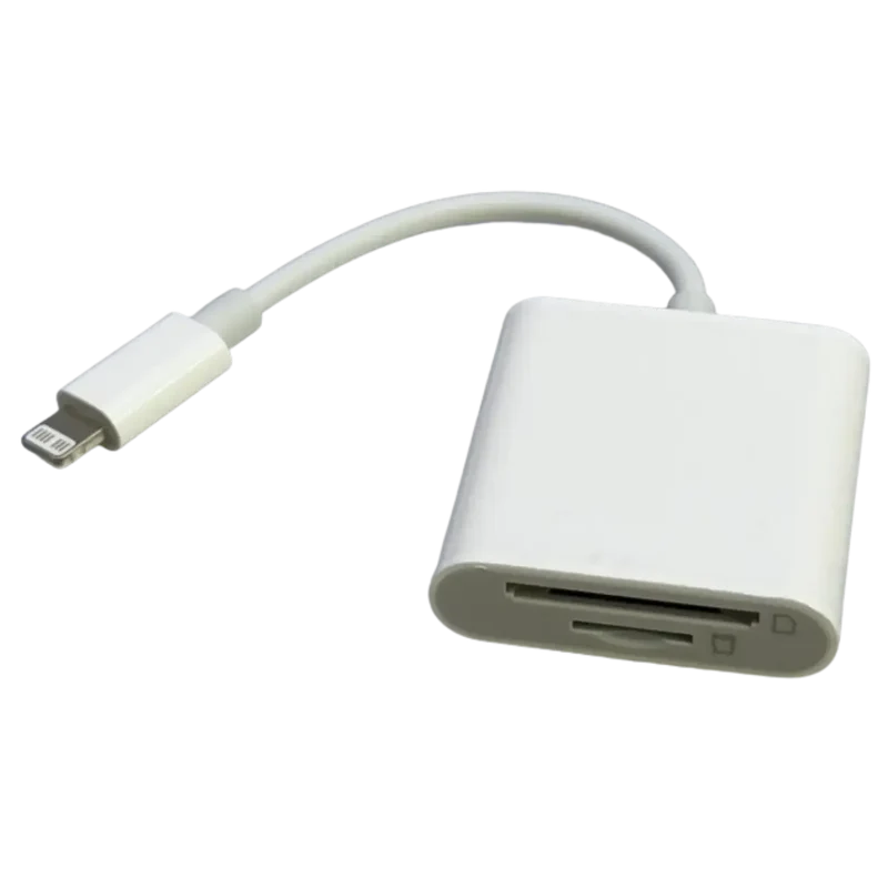 Lecteur lightning de cartes mémoires SD et MicroSD