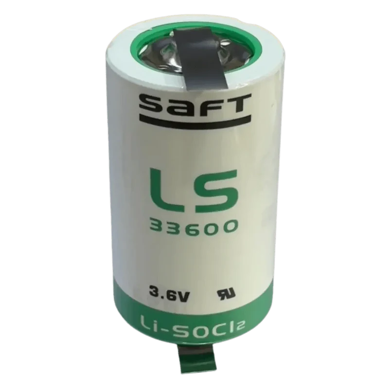 Pile Saft 33600 Lithium 3.6V 13Ah avec languettes