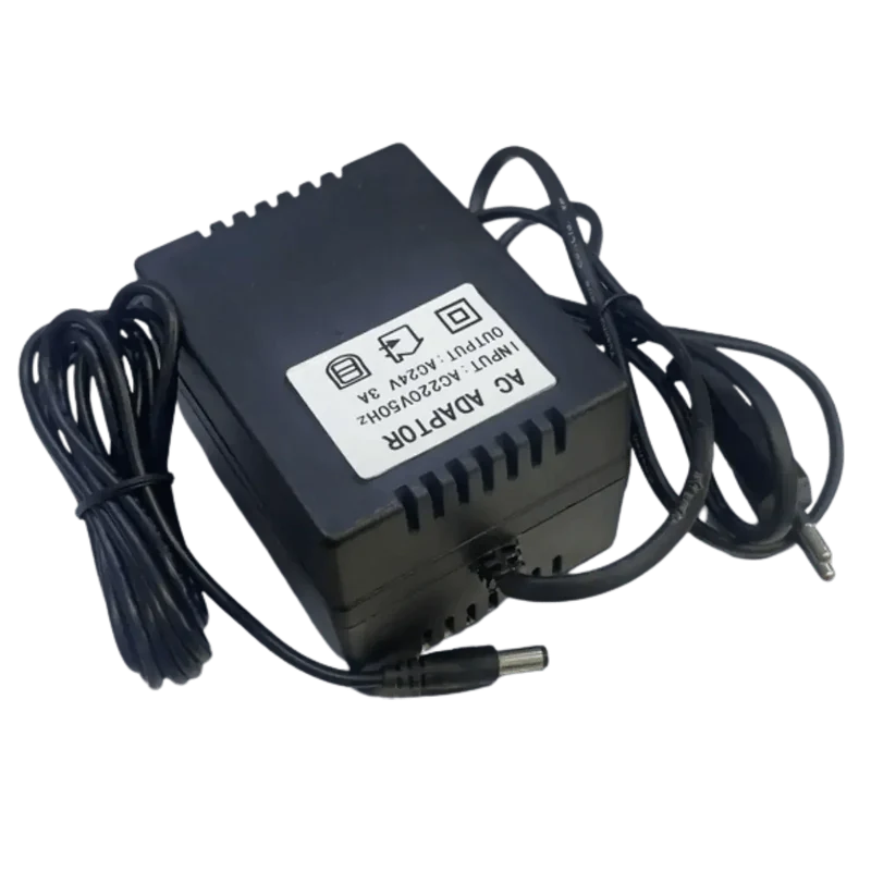 Transformateur AC/AC 24V 3A 60W – Adaptateur Secteur 230V Sortie Alternatif Jack 5.5x2.5mm
