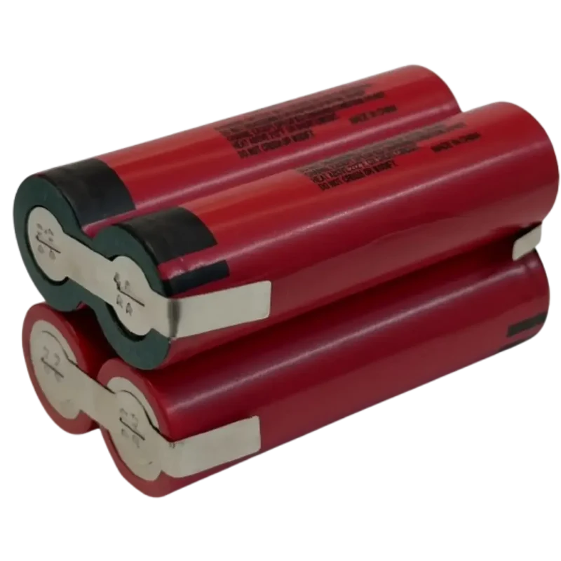 Batterie Li-ion 7.2V 7Ah 2S2P – Pack 4×18650 à souder