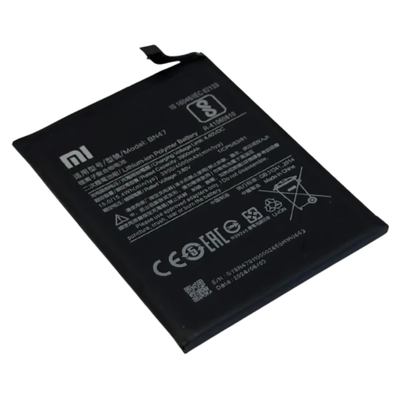 Batterie BN47 d'origine Pour Xiaomi RedMi 6 Pro, Mi A2 Lite