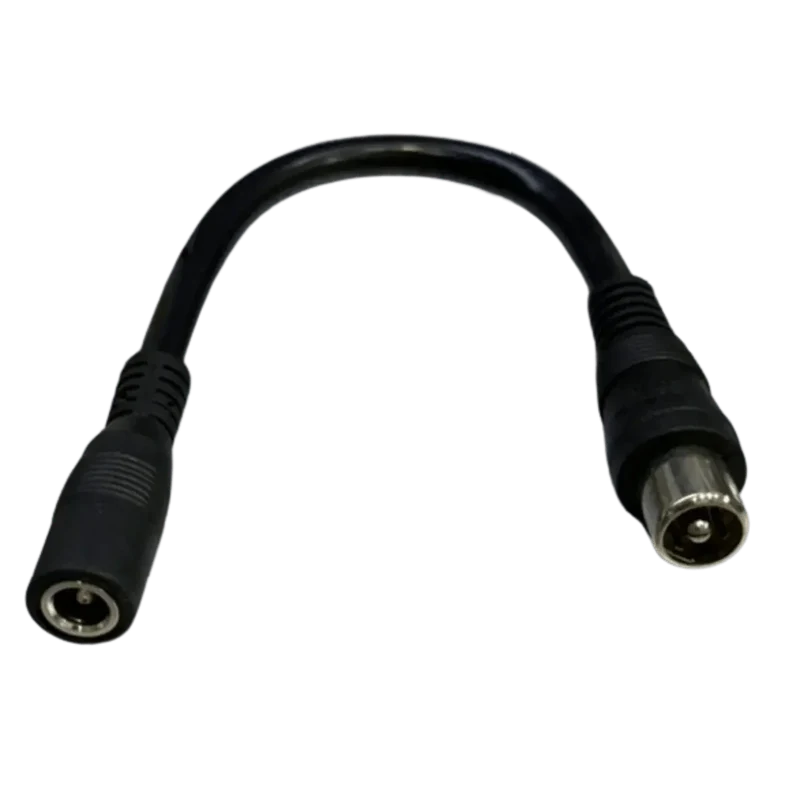 Câble convertisseur 5.5x2.1 femelle vers RCA
