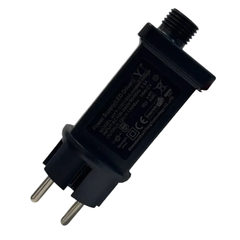 Transformateur secteur 12V 18W pour guirlandes de décoration et de Noël