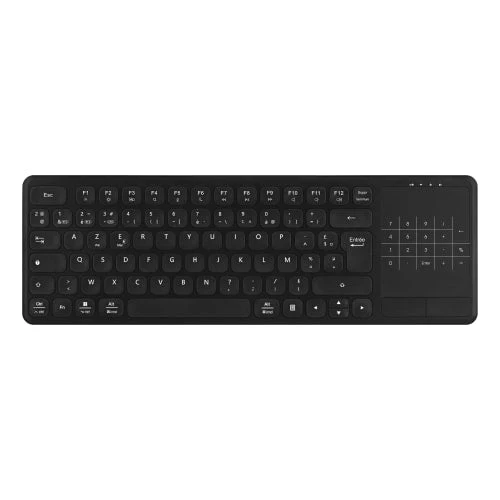 Clavier sans fil rechargeable SLIM TOUCH avec pave tactile intégré - AZERTY (FR)