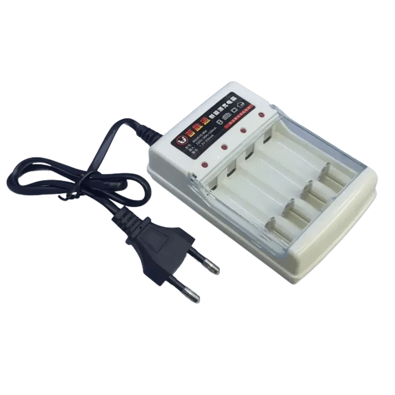 Chargeur pour pile rechargeable alcaline 1.5V AA et AAA