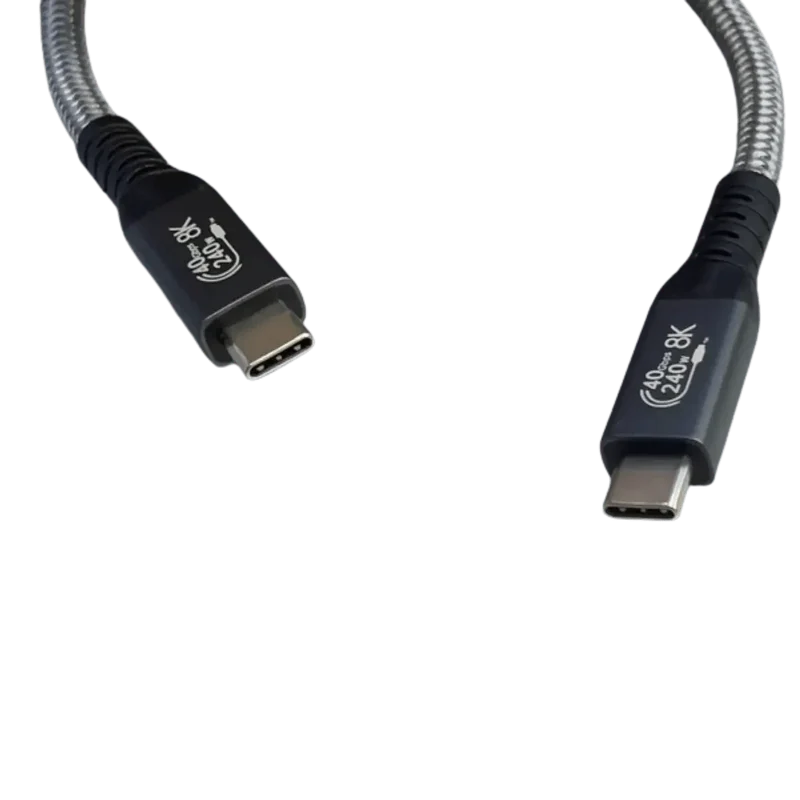 Câble USB-C vers USB-C 240W USB4 40Gbps 2 m – 4K