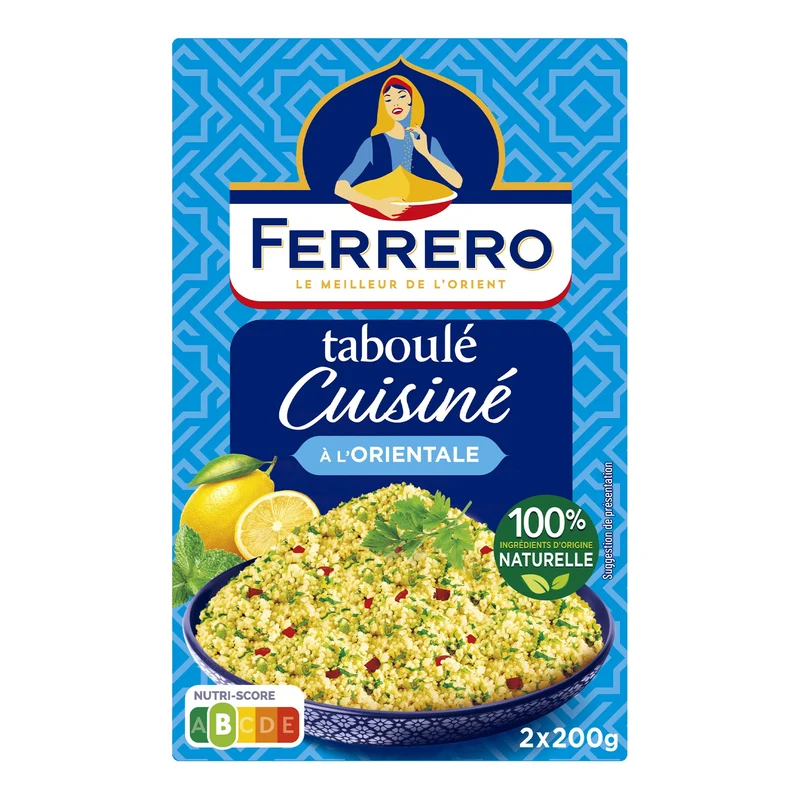 Taboulé cuisiné à l'oriental