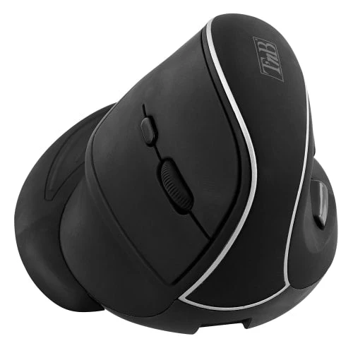 Souris sans fil ergonomique verticale rechargeable double connexion Bluetooth + USB-A