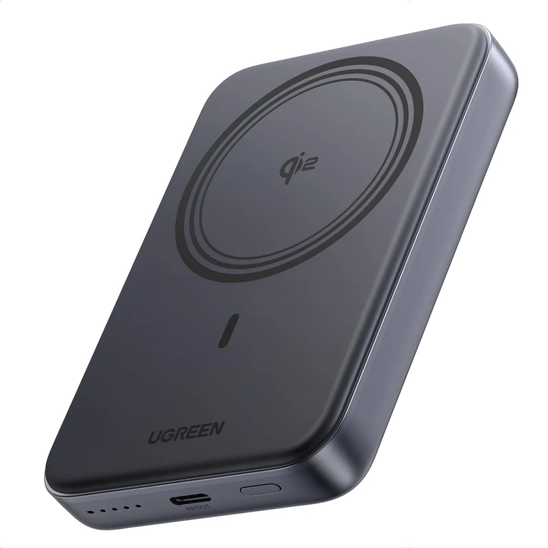 UGREEN Nexode Qi2 15W Batterie Externe 10000mAh 20W Certifié Compatible avec MagSafe iPhone 16 15 14 13 12 Plus Pro Max Power Bank Induction USB C Charge Rapide PD 3.0 Chargeur Portable Magnétique