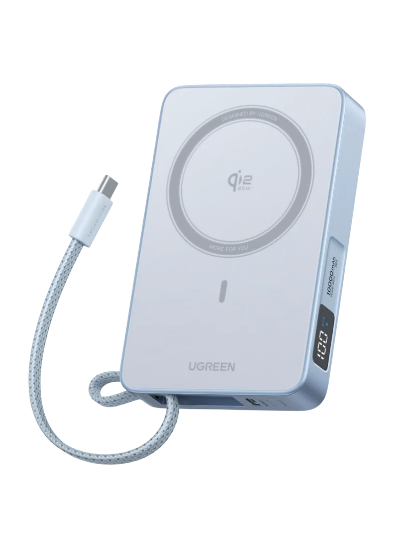 UGREEN MagFlow Batterie Externe Sans Fil Magnétique 20000 mAh 45 W (Compatible MagSafe)