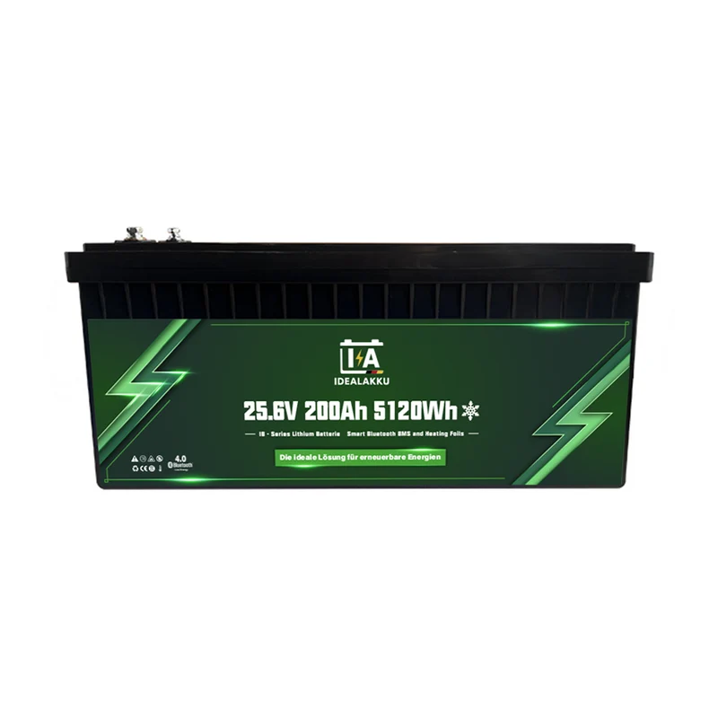 Batterie LiFePO4 IDEALAKKU IB-24-200H 25.6V 200Ah Bluetooth