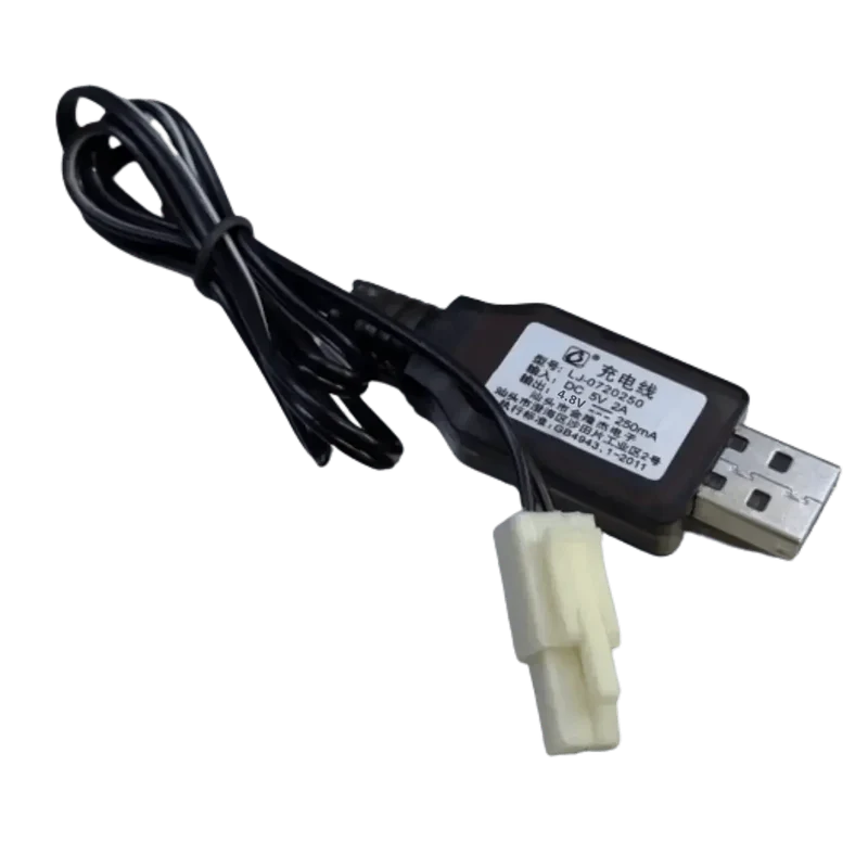 Chargeur USB 4.8V 250mA pour jouets radiocommandés, voitures etc..