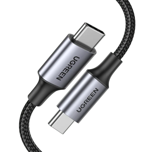 UGREEN Câble USB C vers USB C PD 100W Nylon Tressé (5A 20V Type C)