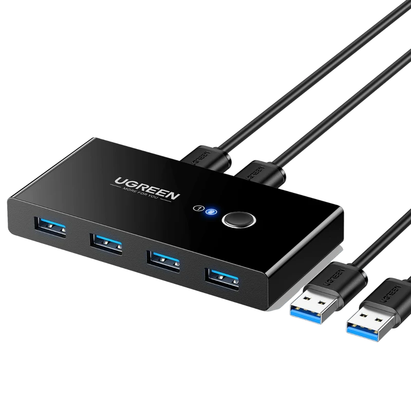UGREEN Switch USB 3.0 Commutateur KVM 4 Ports USB