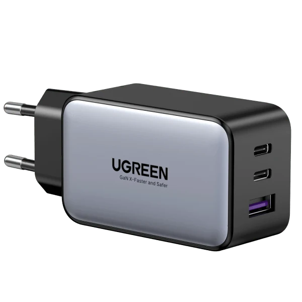 UGREEN Nexode Chargeur de Voyage 65 W 3 ports