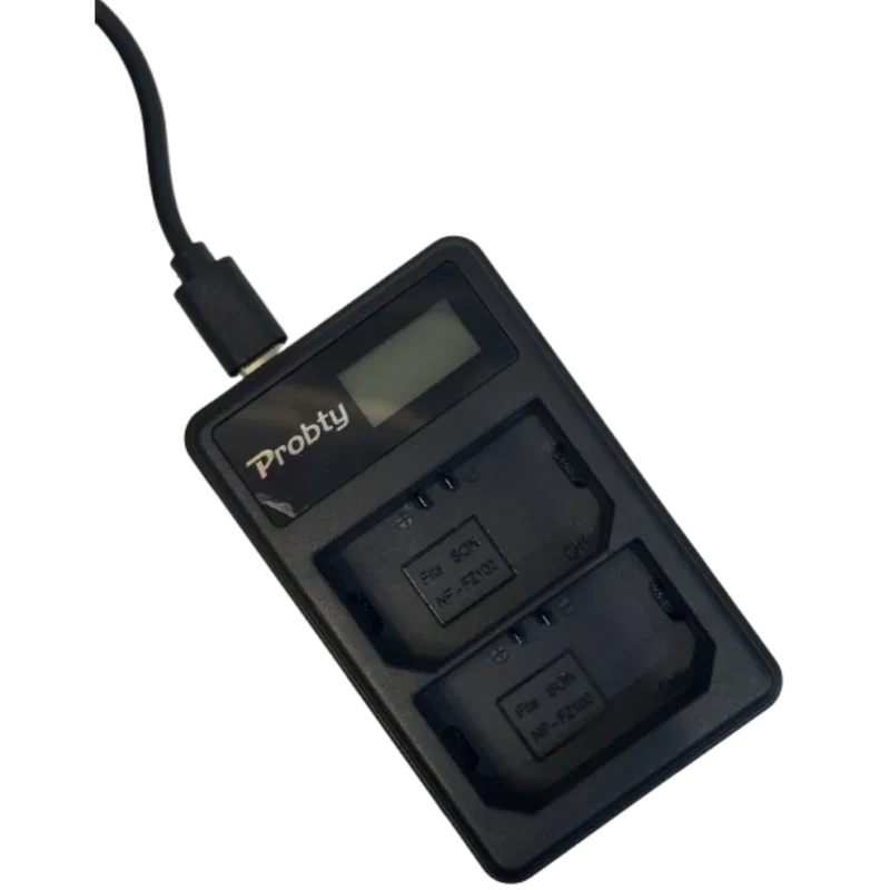 Chargeur Double USB Sony NP-FZ100 8.4V – Recharge 2 Batteries Simultanée