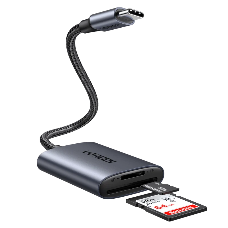 UGREEN Lecteur de Carte SD USB C Adaptateur USB C 3.1 SD TF 5Gbps