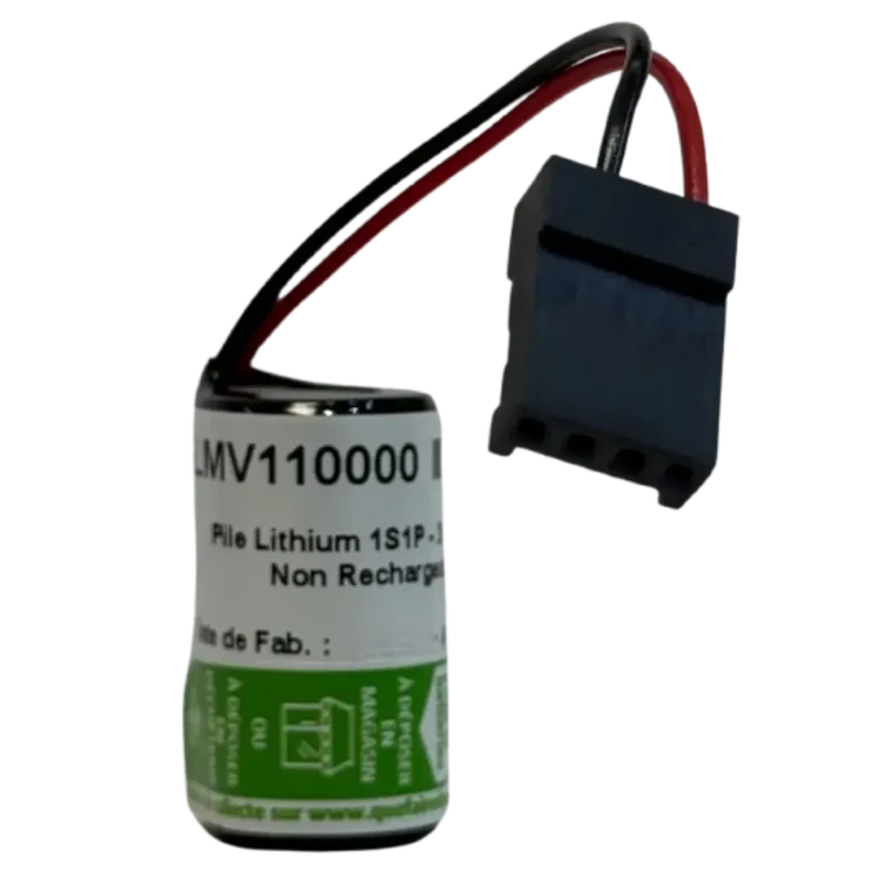 Pile PLC Lithium 3V 950mAh 1/2AA LMV110000 pour Micrologix 1100