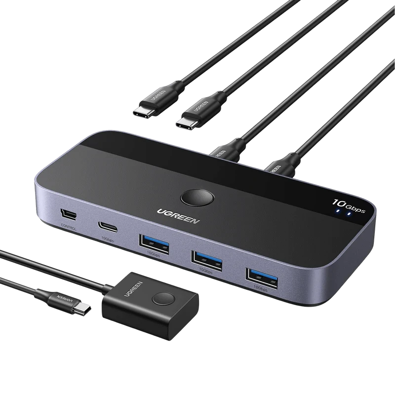 UGREEN Switch USB C 3.2 10Gbps 4 Ports USB Switch