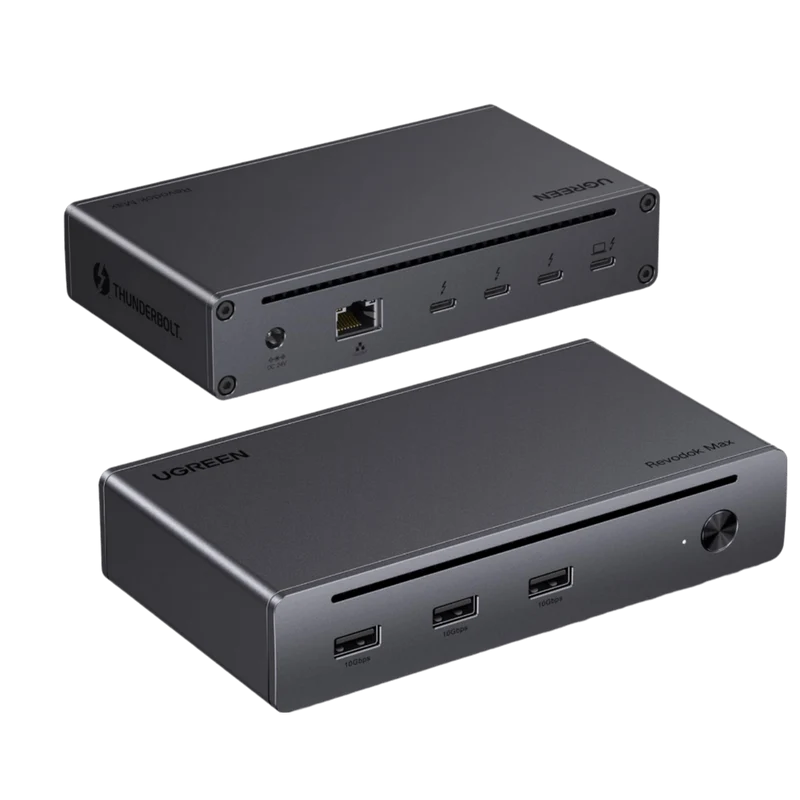 UGREEN Revodok Max 208 Dock Station Accueil 8 en 1 Triple Thunderbolt 4 15W (40Gbps 8K30Hz )