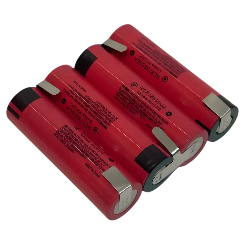 Batterie 4S1P Li-ion 14.4V / 16.8V 3.5Ah – 4x18650 avec pattes à souder
