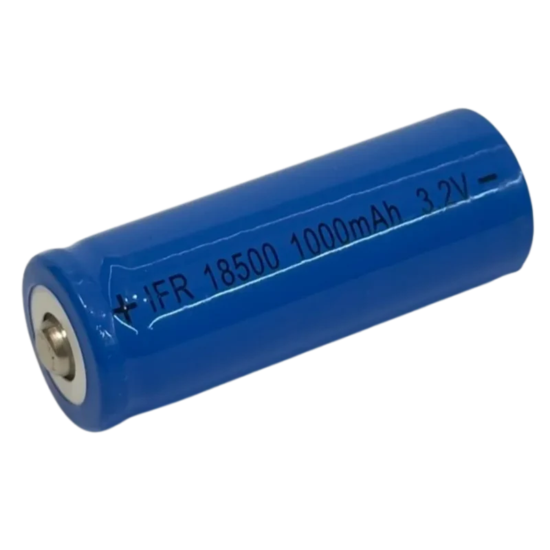 Batterie 18500 LiFePO4 3.2V 1000mAh avec pin rehaussé