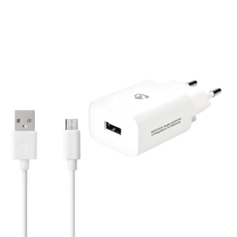 Chargeur Micro USB Blanc