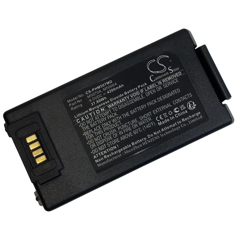 Batterie 9V 4.2Ah Lithium LiMnO₂ pour défibrillateur Philips HeartStart FRx / HS1 / OnSite