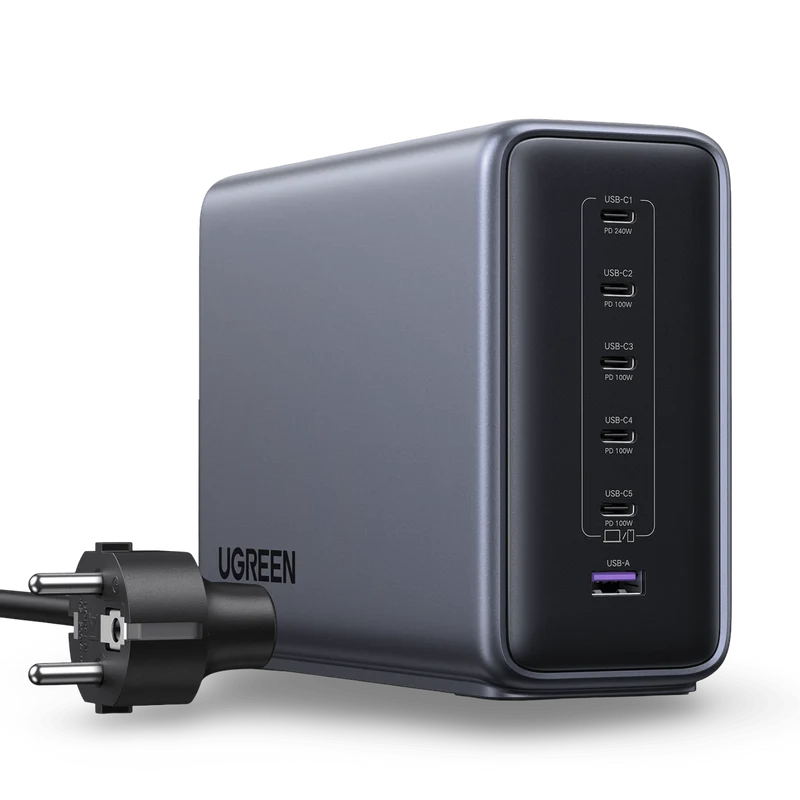 UGREEN Nexode 500W Chargeur rapide de bureau GaN 6 ports