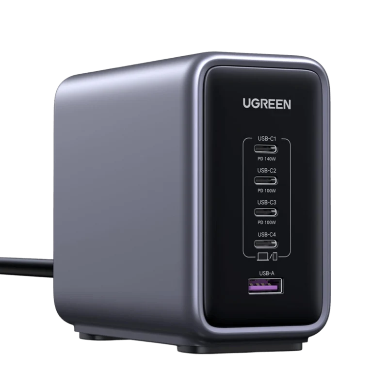 UGREEN 300W Nexode USB C Chargeur Station PD 3.1 140W Charge Rapide Prise Secteur Bureau GaN Tech