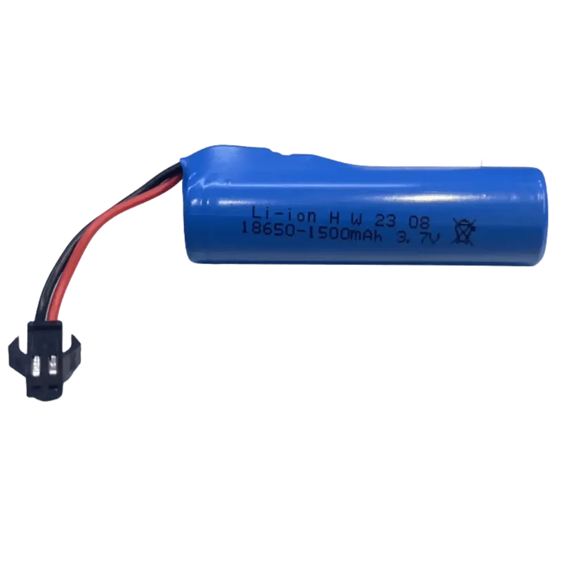 Batterie 18650 Li-ion 3.7v 1500mAh pour voiture, bateau RC