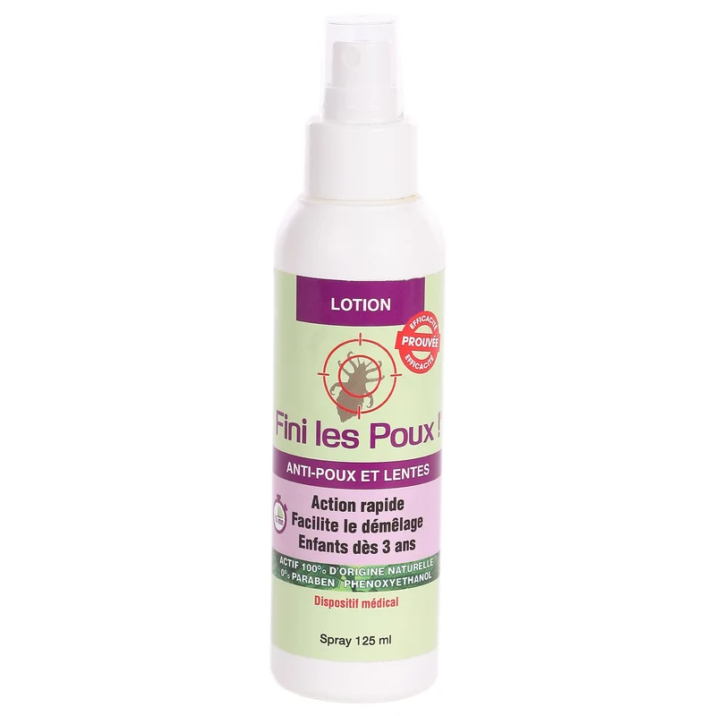LOTION ANTI POUX ET LENTES