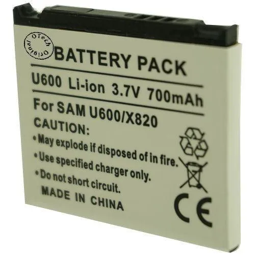 Batterie téléphone Samsung X820, U100, U600, E840