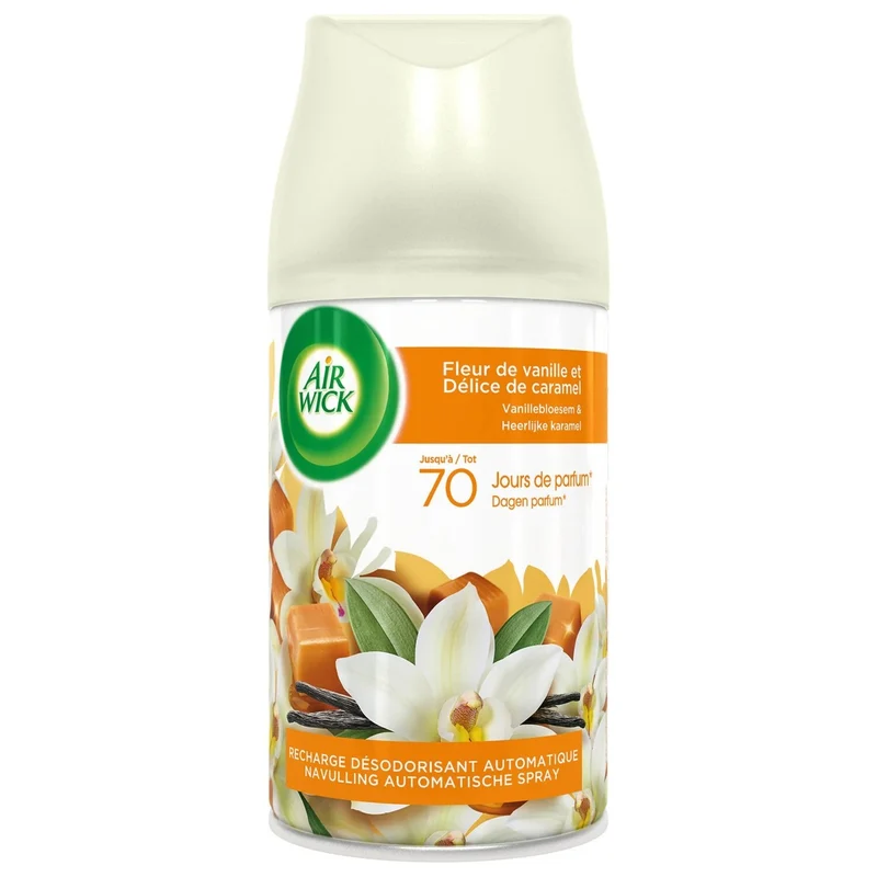 Recharge freshmatic fleur de vanille et délice de caramel