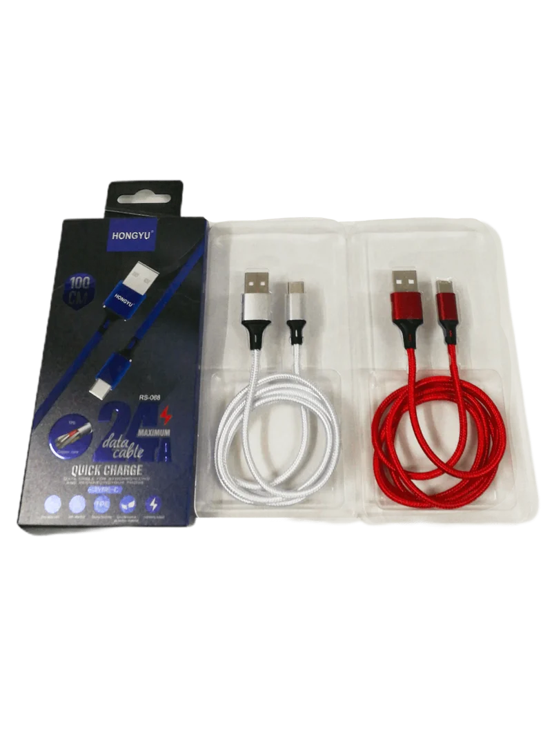 USB-C câble chargeur nylon (x12)