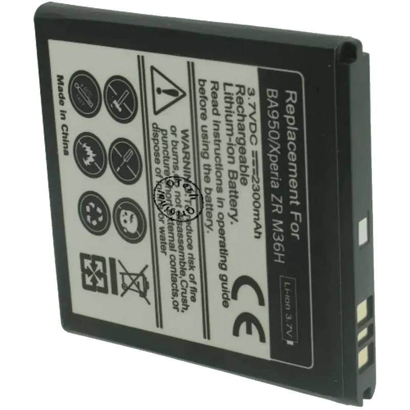 Batterie pour téléphone portable Sony BA950, C5502, C5503, C550X