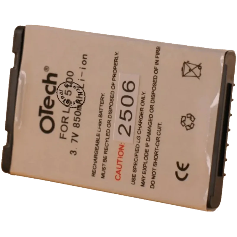 Batterie pour téléphone portable LG G1610, L5100, T5100