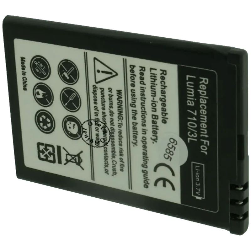 Batterie BP-3L pour téléphone portable Nokia Asha 303, Lumia 610, 710