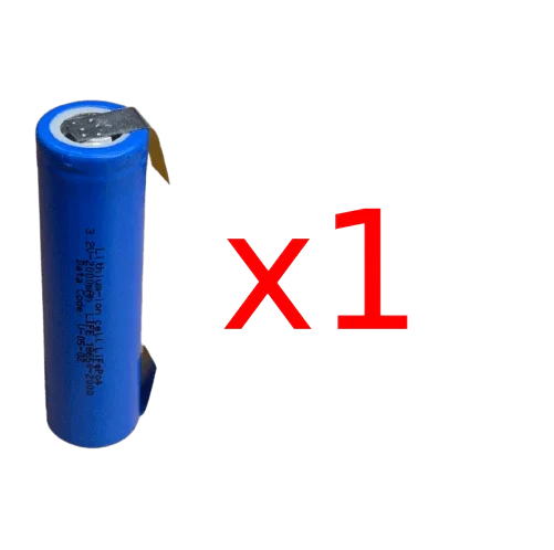 Batterie 18650 LiFEPO4 3.2v 2000mAh avec languettes