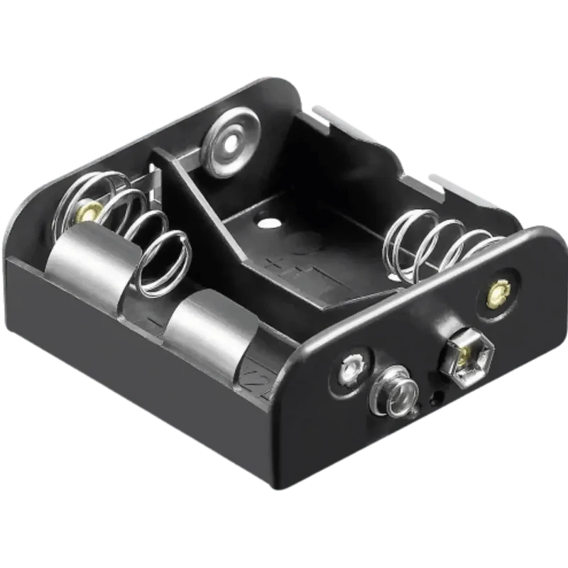 Support de pile 2x LR14 (C) raccordement par connecteur pile 9V