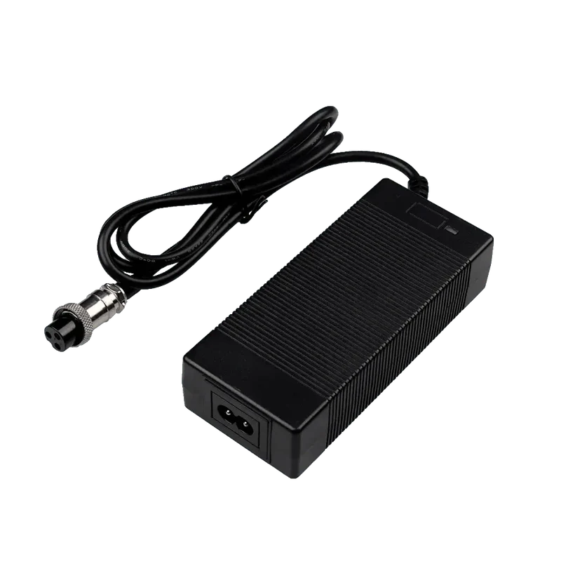 Chargeur de batterie au lithium 42V 2A avec connecteur 3P GX16 écrou