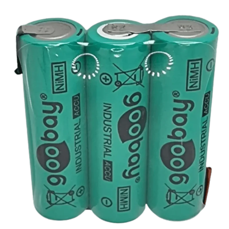 Batterie 3.6V 2100mAh NiMH AA HR6 – Pack 3xAA avec Languettes à Souder