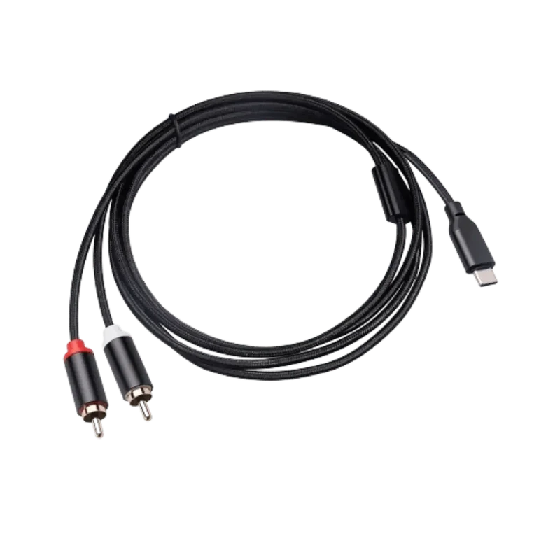 Câble audio USB-C vers 2 RCA - 2M