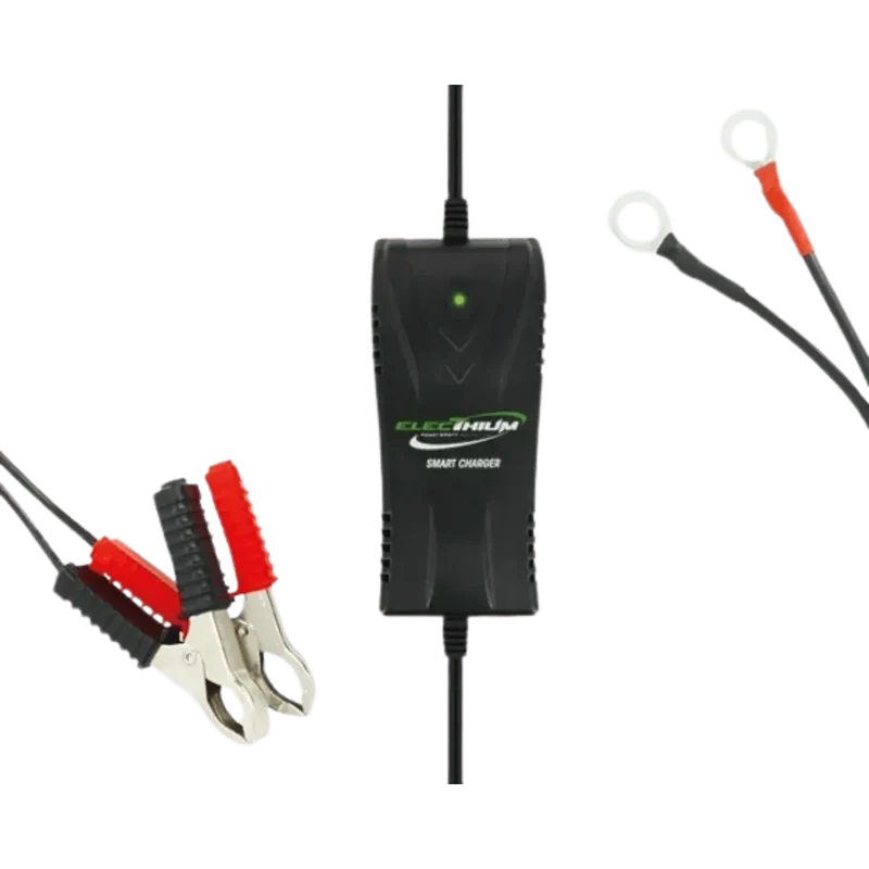 Chargeur Batterie Moto et Scooter - Pour batterie Lithium-ion & Acide