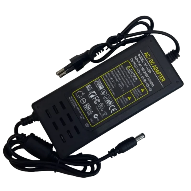 Alimentation AC/DC 12V 6A 72W – Adaptateur Secteur 230V Ruban LED Caméra