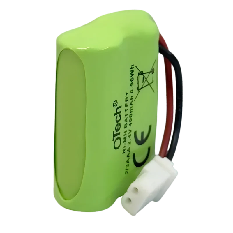 Batterie 2.4V Ni-MH 400 mAh pour téléphone DECT et babyphone