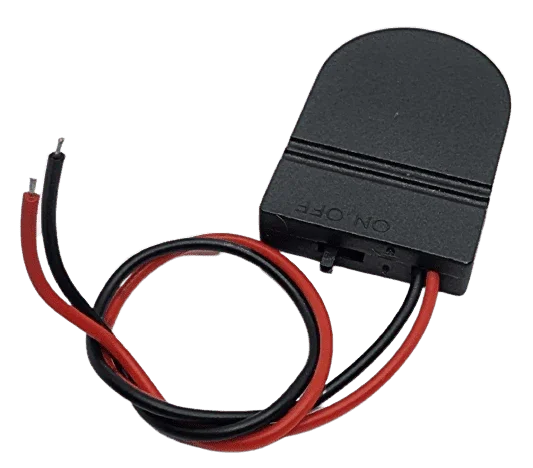 Support de Pile Bouton CR2032 x1 avec interrupteur